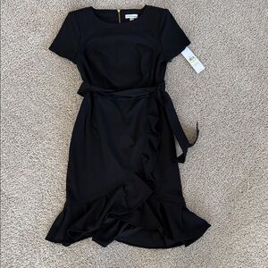Calvin Klein Collection Black Midi Dress